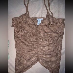 Rue21 Tan Lace Camisole Top